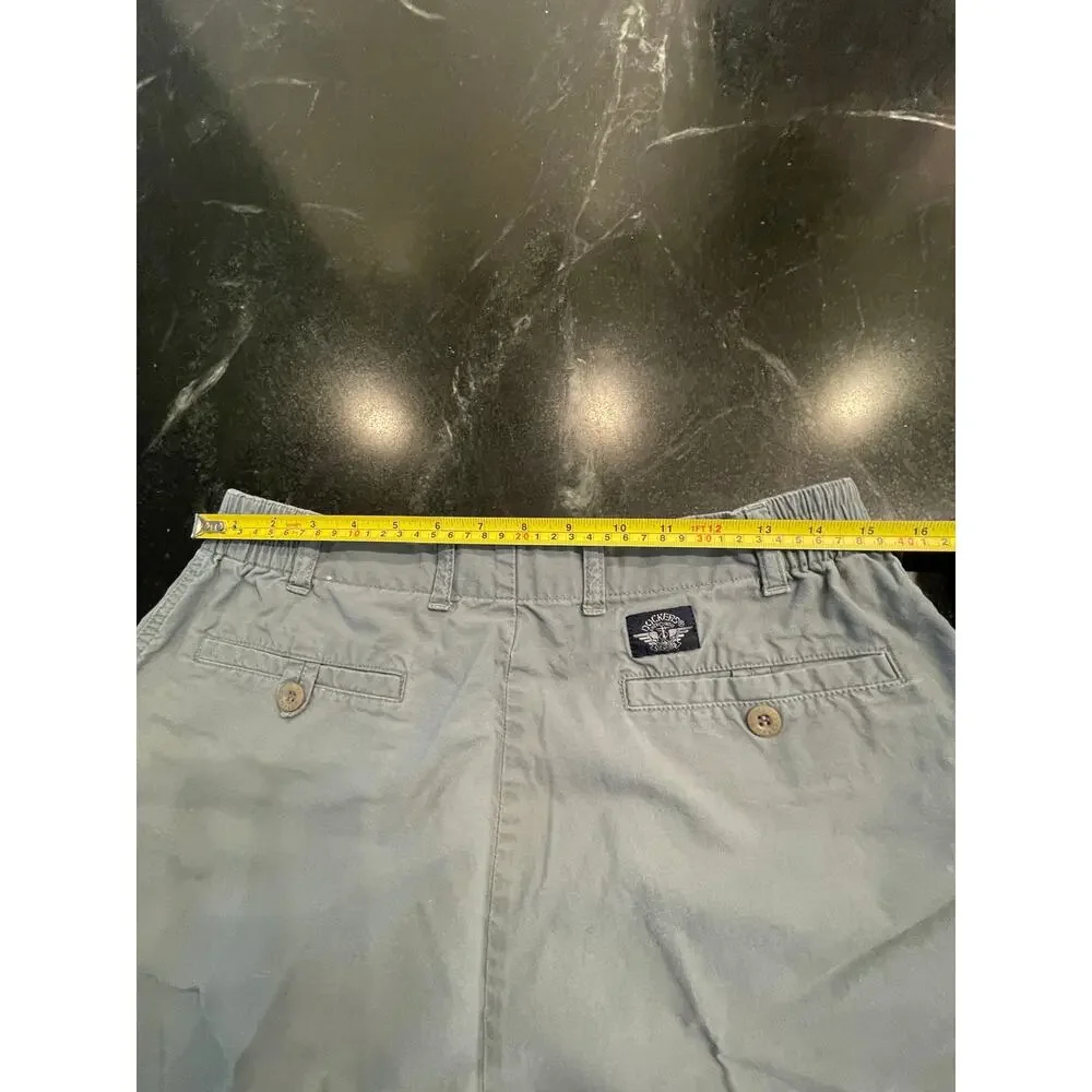 Dockers blue gray twill shorts 34   100% cotton